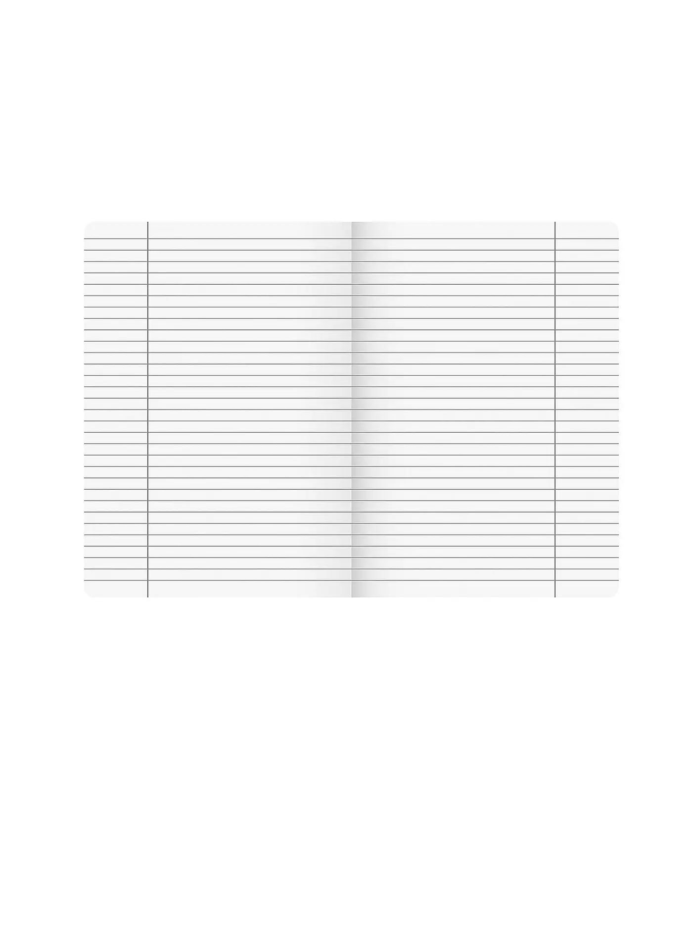 BRUNNEN VERLAG | Heft A4 Liniert mit Korrekturrand 9mm 20 Blatt | 